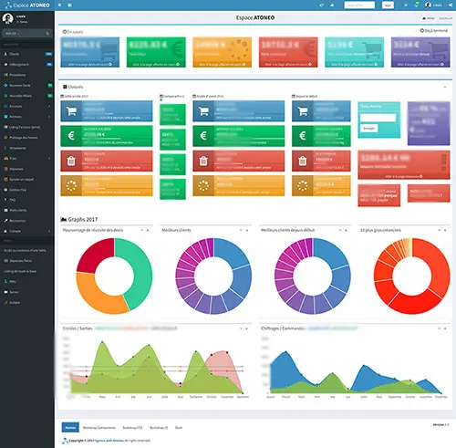 Logiciel SaaS de gestion et d'optimisation d'entreprise en ligne ERP et CRM
