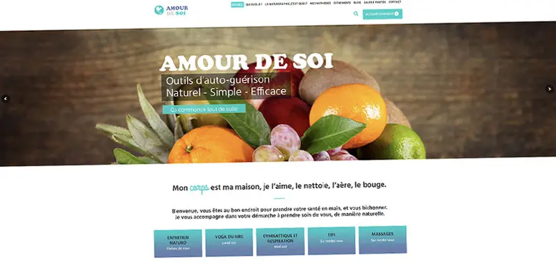 Création de Site internet Naturopathie à Mulhouse
