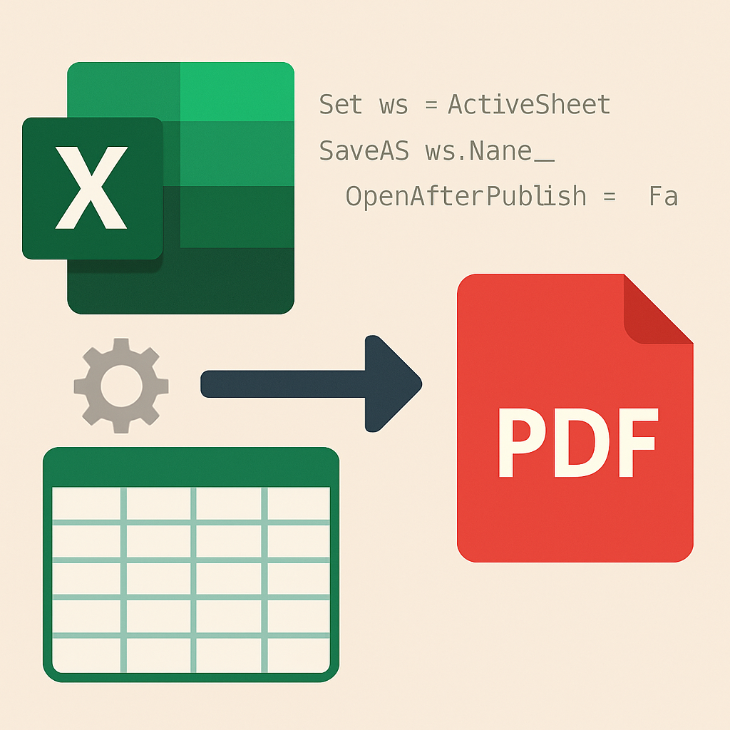 Creation de site Mulhouse Macro Excel : Exporter une feuille Excel en fichier PDF